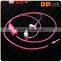 2016 LED glowing headphones noise cancelling 3.5mm EL wired earphone