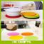 2016 Durable Silicone Round Non-Slip Heat Resistant Mat Tableware Coaster Cushion Silicone Placemat