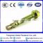 Best sale for M8*75 Wedge anchor yellow Zinc-plated carbon Steel with nut and washer