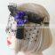 MYLOVE high quality women face veil with blue flower party jewelry MLMJ46
