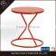 New Product China Supplier Red Coffee Table Metal Side Table