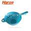 Plastic vegetable Fruit Striainer Kitchen Colander With Long Handle