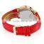 Mixed colors pu belt Geneva watch , anchor woman watch ,geneva woman watch