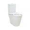 Two piece dual flush European style ceramic toilet