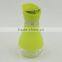 Glass oil vinegar salt pepper set cruet set with plastic coating and stand