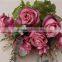 2017 trending prouct High Quality Rose Flower Artificial silk Flowers Rose