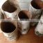 birch bark cylindrical garden flower pot for home decoration
