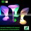 commercial fashion antique lighting plastic LED bar stools with rechargeable battery