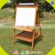 2017 wholesale kids wooden double sided ease portable children wooden double sided easel best wood double sided easel W12B104