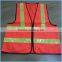 orange road maintenance worker reflective safety vest