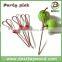 Bamboo craft stick,decorative pick