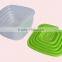 PP 5Pcs Multilayer food crisper food grade Plastic Container