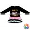 2017 Spring Newest Design Outfits Long Sleeve Printed Clothing Set With Headband Newborn Baby Girls Clothes Set
