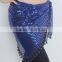 Professional stage wears indian paillettes hip scarf triangle sequin beaded hip scarf