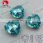 Colorful Sew on Heart Shape Crystal Stone for Decoration
