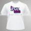 Hot Sale Promotional Custom Women Tshirt /ladies Shirt Design