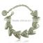 2016 unique heart charms bangle diy heart charm chain bracelet european style charms bracelet