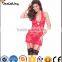 lingerie manufactuer Charming Women's Lace Nightwear Fishnet Sexy Babydoll Dress Lingerie