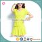 Hot sale yellow sweet trendy butterfly printing tennis apparel women