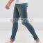 super skinny denim jeans distressed denim pants with knee rips
