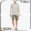  China Camouflage Fabric Online Shop Mens OEM Print Sweat Shorts