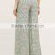 EY0599P New Style 2017 Ladies High Waist Printed Loose Wide-legged Pants