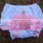 2015 new baby infant girls bloomer baby cupcake bloomer birthday bloomer WHOLESALE