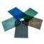tinted blue reflective mirror sheet glass
