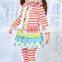 best selling turkey embroidery custom thanksgiving kids clothes