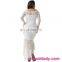 China wholesale low MOQ two colors women wedding party dress