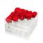 Luxury Romantic Rose Holder Christmas Gift Flower Box Clear Acrylic Box Packing Box For Lady