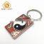 Fashion Decoration Plating Custom Color Turn Metal Keychain