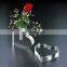 Mini heart acrylic wholesale vases for weddings