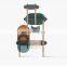 Wear-resisting Pet Toy Solid Wood Cat Scratcher Scratching Board Lounge For Climbing