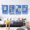 Recycled material felt adhesive wall sticker