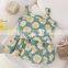 2020 summer new girl Korean style suit full version printed suspender top and western style short skirt two-piece suit