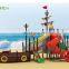 Manufacture pirate ship amusement park plastic toy pirate ship for kids JMQ-284T