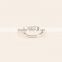 Silver Stainless Steel Brief Number Eight Infinity Finger Ring for girl