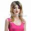 female straight inclined bang blending wig hair
