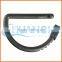 China supplier nickel color small metal d ring