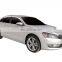 Chrome door visor side window deflector shade sun rain shield silver strips guard for Volkswagen passat