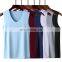 Simple Summer Sport Ice Silk Seamless Vest For Men Gym Vest Men Quick Sweatshirt Drying Tops Breathable Sleeveless V-Neck Shirt