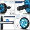 6-in-1 AB Wheel Roller Kit Upgraded with Core Sliders Push-Up Bar Jump Rope Hand Gripper and Knee Pad for Home Gym Workout