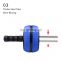 Amazon Hot Selling Home Fitness Abdominal Roller Wheel Core Exercise Ab Roller With Knee Pad