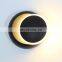Simple 5W LED Wall Lamp 360 Rotating Bedside Lamp Modern Aluminum Square Round Wall Lamp