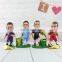 A soccer star makes a doll model as a gift for fans of 2018 World Cup star messi cristiano ronaldo