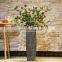 Large Chinese Glazed Ceramic Flower Floor Vase