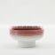 handmade ceramic nordic interior decor white red round shape vase