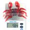 3D Simulation crab Bait Fishing Lures  Soft Artificial Crab Lure for Bass Trout Fishing