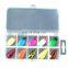 10pcs/Set Free Sample Metal Trout Spoon Fishing Lure Set Trout Bass Spoons Small Hard Sequins Spinner Spoon